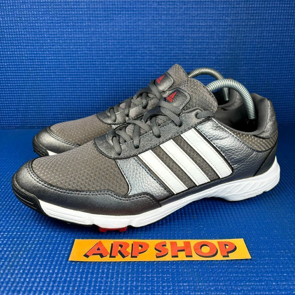 🔴 ADIDAS TECH RESPONSE 4.0 Men`s Size 9 Grey White Athletic Golf Shoes F33551